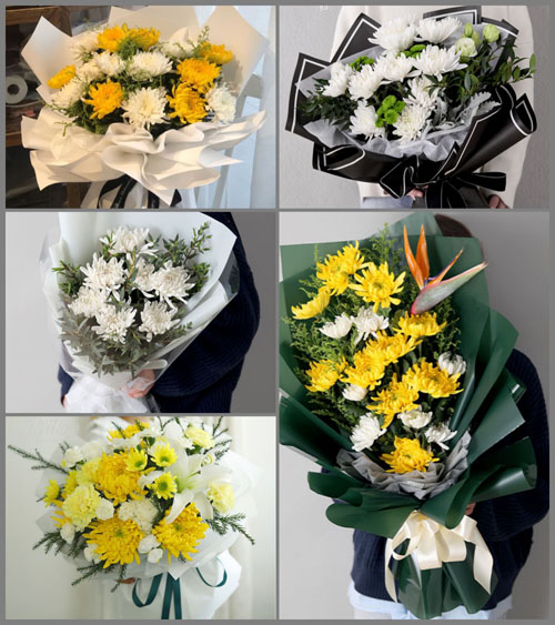 江苏泰州泰兴市滨江镇大何庄村白事花束代送